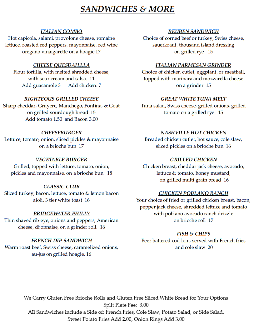 bridgewater restaurant menu: A Deep Analysis of New England Comfort Cuisine Offerings bridgewater restaurant menu: A Deep Analysis of New England Comfort Cuisine Offerings
