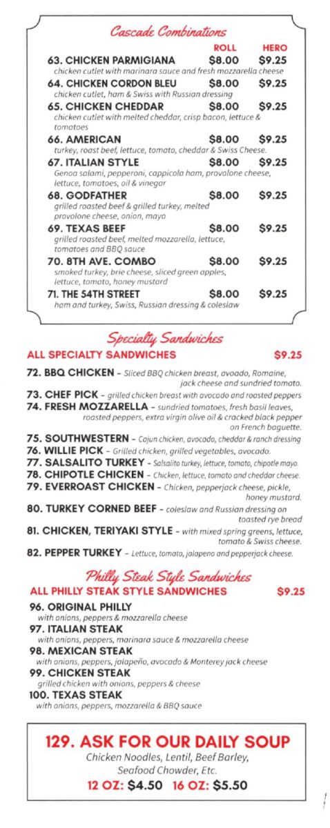 Cascade Restaurant Menu: A Deep Dive into Classic American and Italian Offerings in Lake Placid