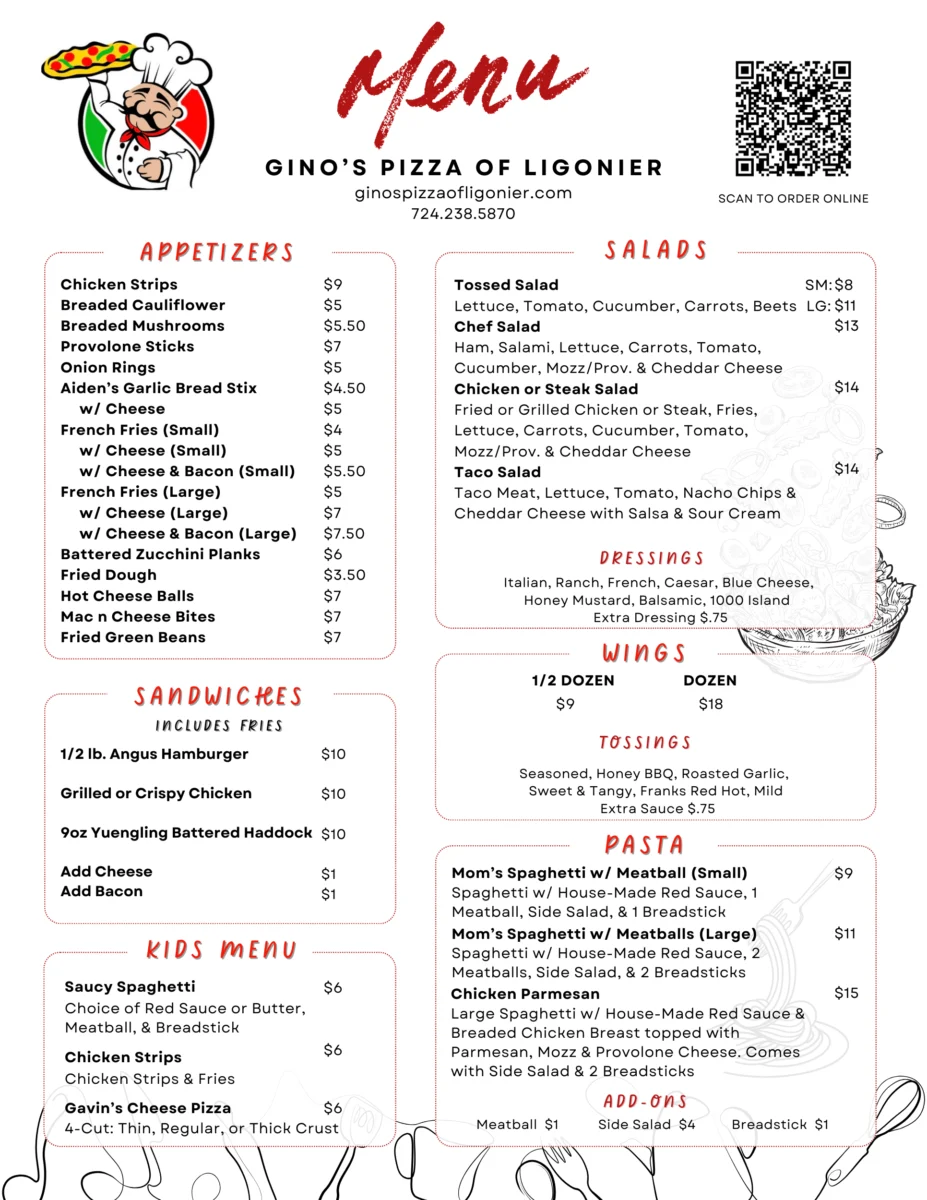 The Ultimate Analysis of gino's pizzeria & italian restaurant menu: Specialties, Offerings, and Ordering Strategy