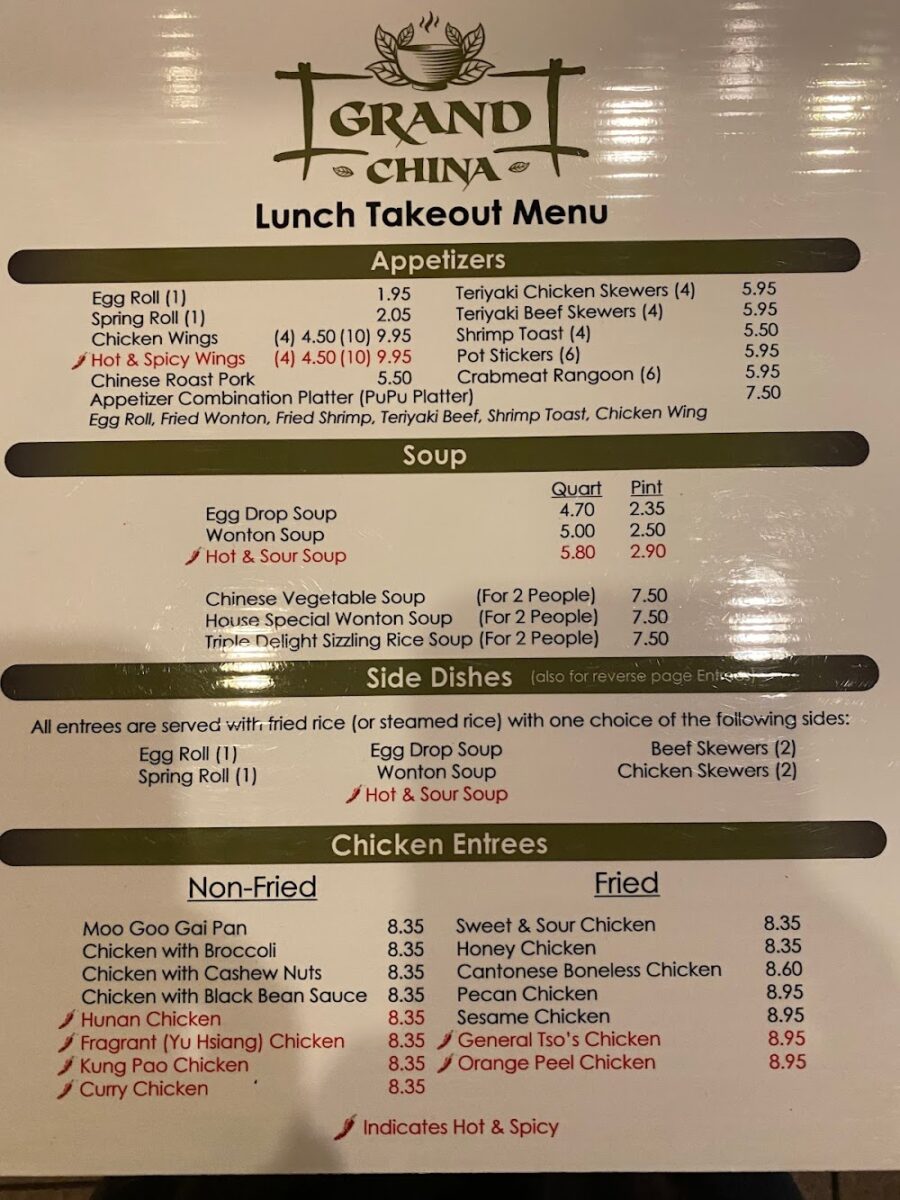 The Definitive Guide to the Grand China Restaurant Anderson SC Menu: Pricing, Specialties, and Ordering
