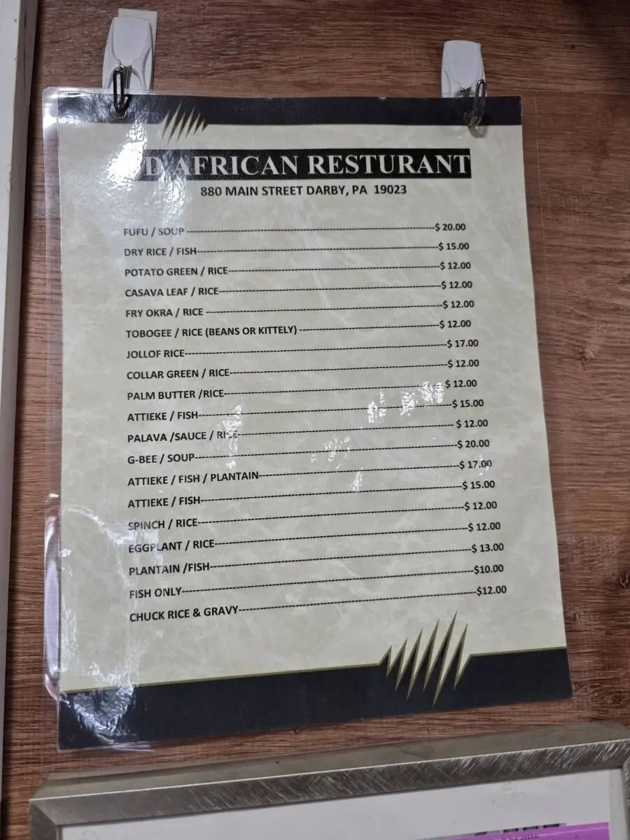 The Definitive Guide to the jd african restaurant menu and Authentic Liberian Cuisine