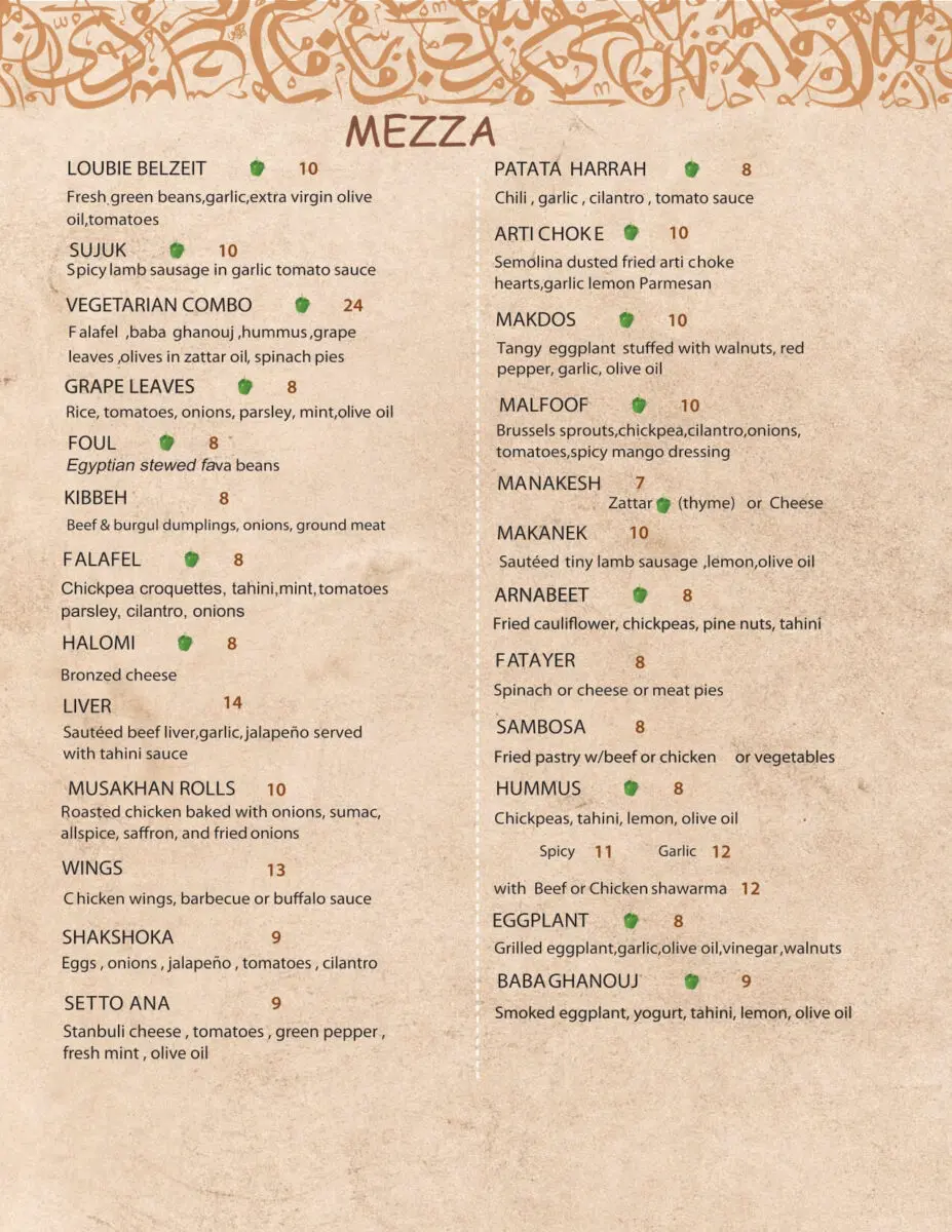 menu jerusalem restaurant: A Comprehensive Guide to Denver's Authentic Middle Eastern Cuisine