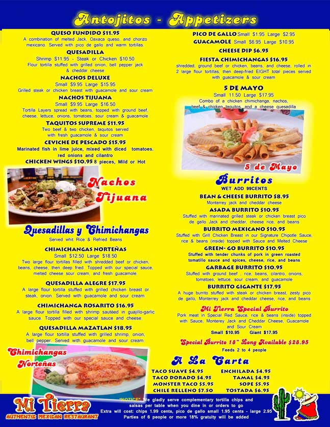 The Comprehensive Guide to the mi tierra restaurant menu: A Deep Dive into Authentic Bluffton Mexican Cuisine