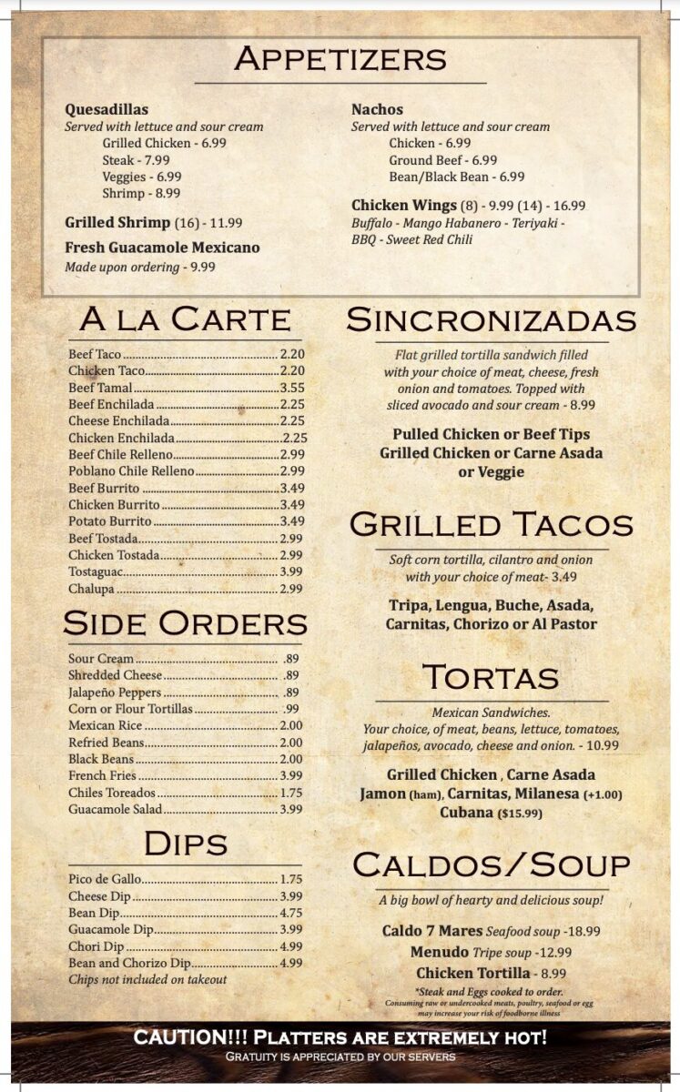 el dorado mexican restaurant menu: The Definitive Guide to Authentic Mexican Cuisine and Signature Dishes