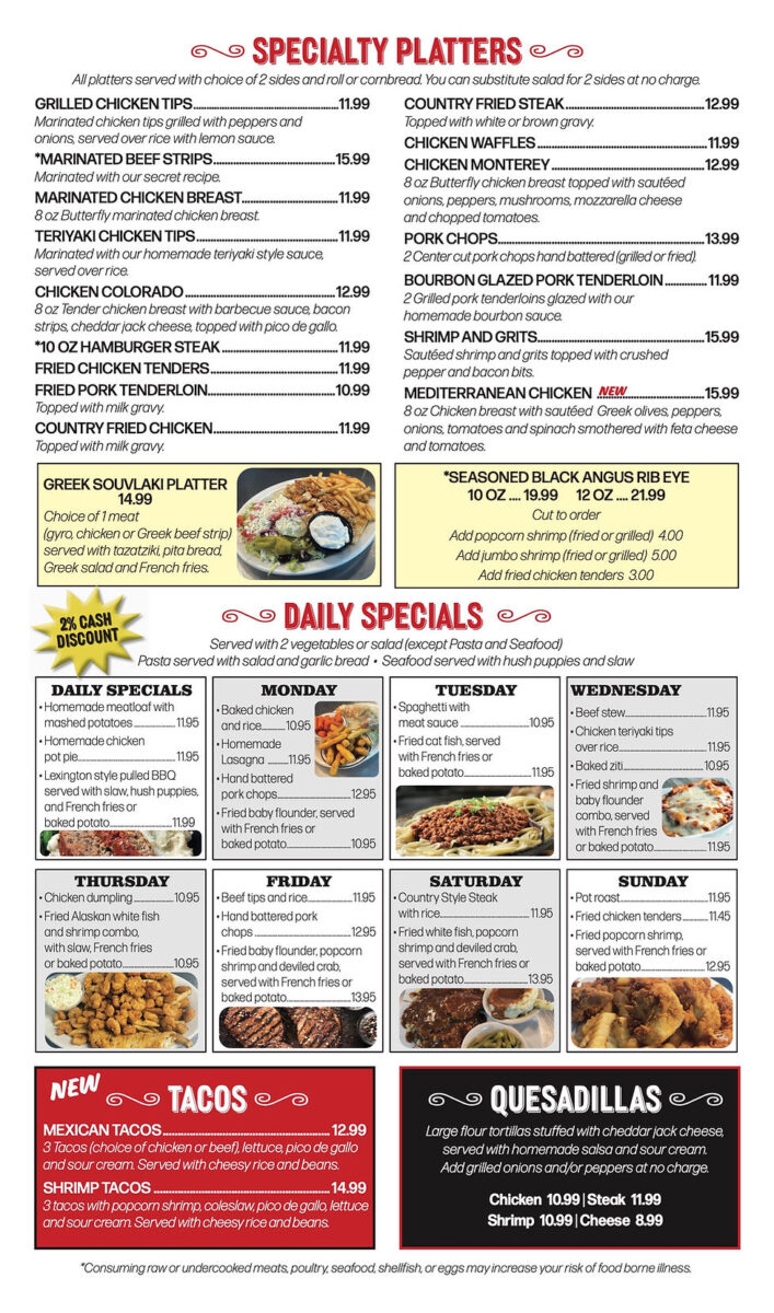mocksville family restaurant menu: A Deep Dive into Classic Southern and American Cuisine