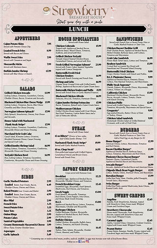 The Essential Guide to the strawberry family restaurant menu: A Deep Dive into Comfort Classics and Dining Value