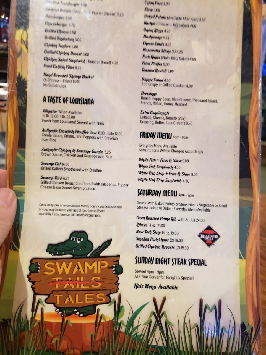swamp tails restaurant menu: A Deep Dive into Authentic Lowcountry and Cajun Cuisine
