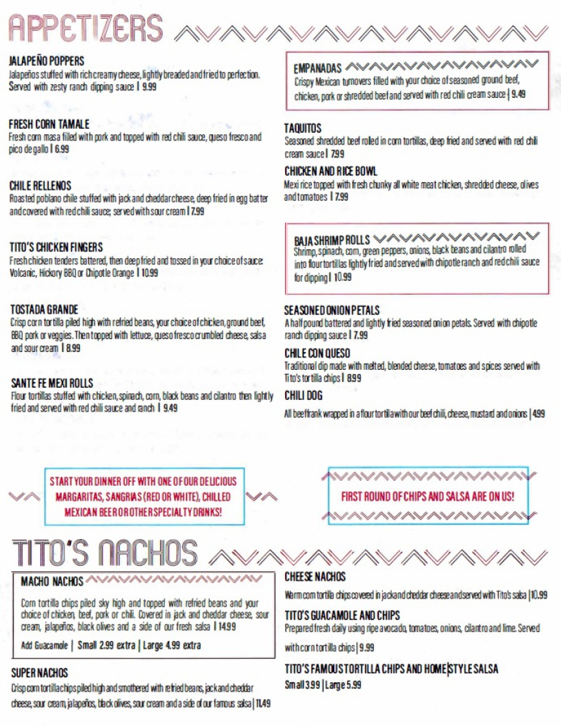 tito's restaurant menu: Exploring Italian Classics and Mediterranean Flair in Coeur d'Alene
