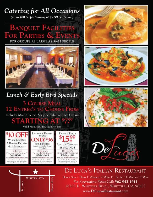The Definitive Guide to the de luca restaurant menu and Signature Dishes