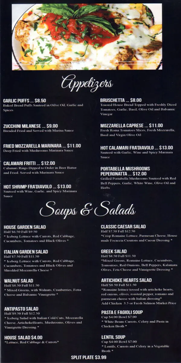 The Definitive Guide to the de luca restaurant menu and Signature Dishes