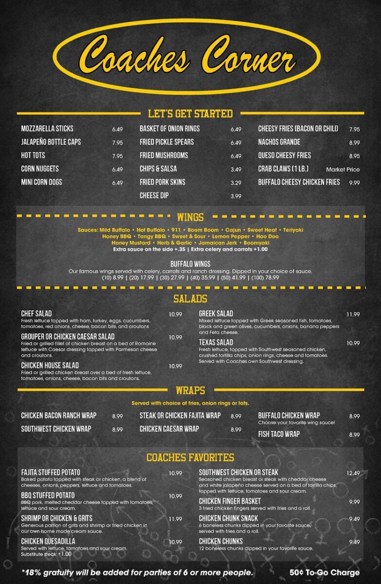 Comprehensive Guide to the coaches restaurant menu and the Milwaukee Soul Food Experience