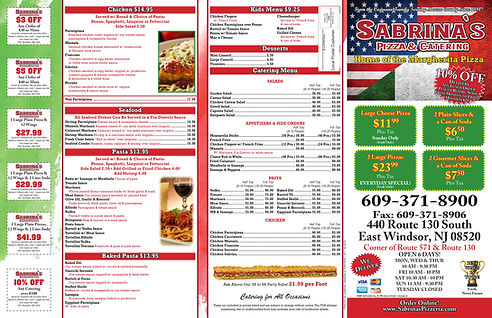 Sabrina's Pizza & Restaurant Trenton Menu: A Comprehensive Guide to Prices, Specials, and Signature Dishes