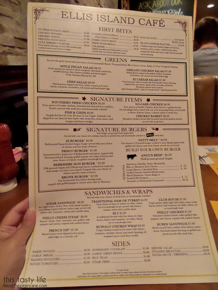 ellis island restaurant menu: The Definitive Culinary Review and Price Analysis