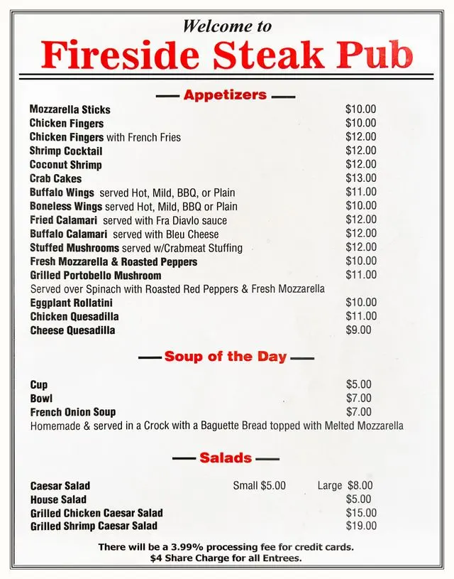 menu fireside restaurant: A Deep Dive into Chicago's Comfort Food Classics