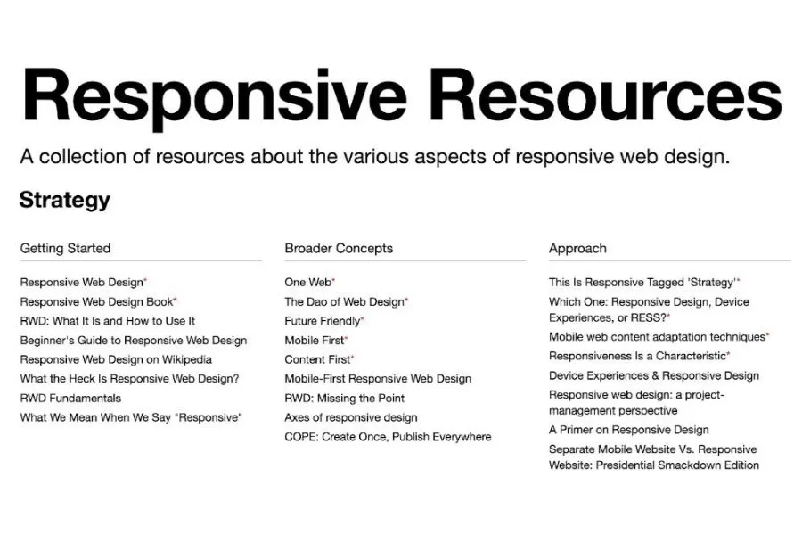An example of a local restaurant resource page for link building outreach.