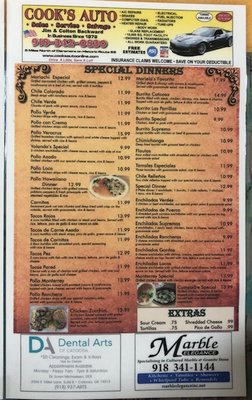 Las Parrillas Mexican Restaurant Menu - The Complete Dining Guide and Review