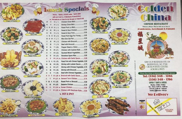 Definitive Guide to the golden china restaurant waynesboro menu