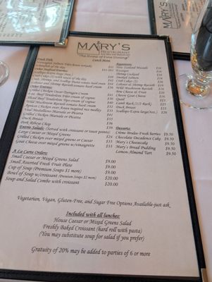 mary's restaurant herrin menu: A Comprehensive Review of Herrin's Premier European-Inspired Dining Experience