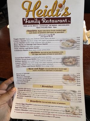 The Definitive Guide to the heidi's family restaurant menu and Pricing in Carson City