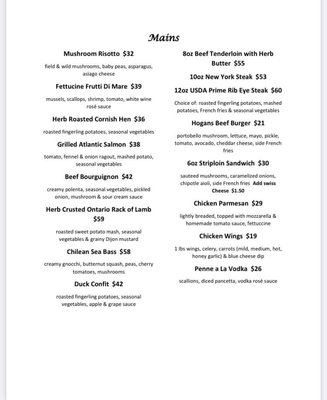 Hogan's Restaurant Menu: A Comprehensive Guide to Prices, Specials, and Signature Dishes