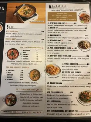 The Basil Restaurant Menu – A Comprehensive Review of Authentic Thai Cuisine Offerings