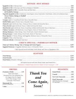 In-Depth Analysis of the gino's italian restaurant chase city menu