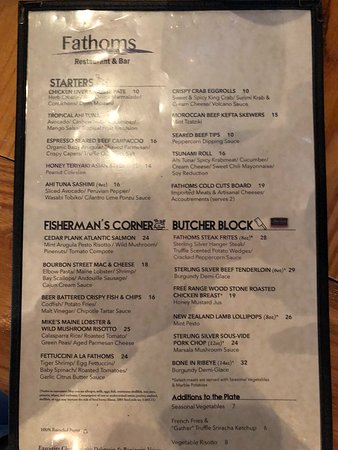 fathoms restaurant & bar menu: An Exclusive Analysis of Cape Coral’s Coastal Cuisine and Current Offerings