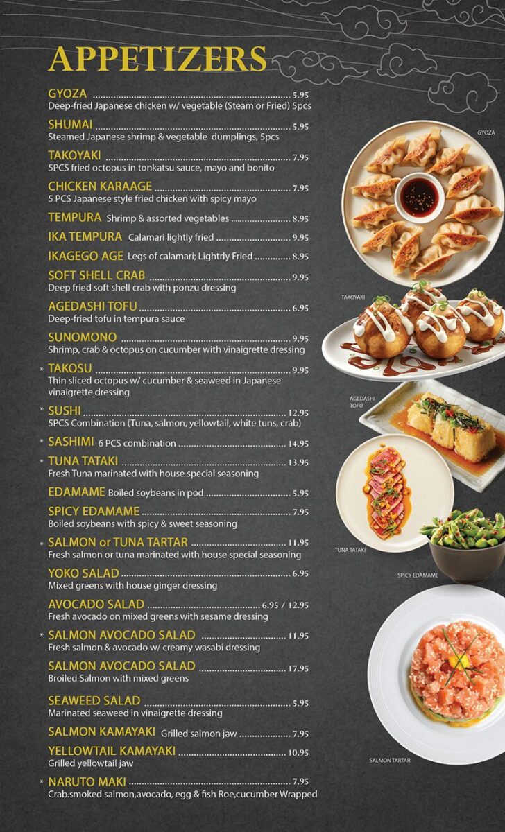The Definitive Guide to the yoko japanese restaurant menu and Authentic Japanese Dining
