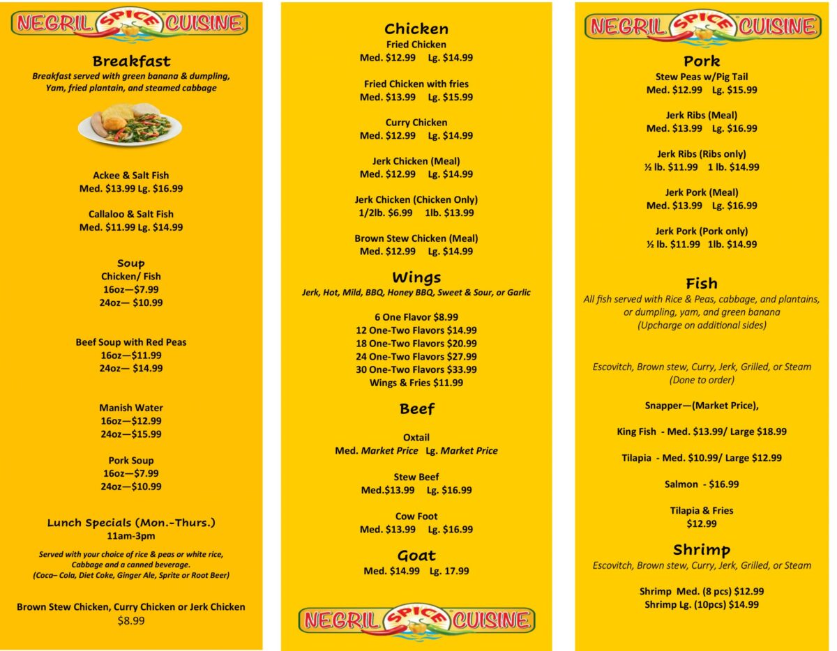 The Complete negril caribbean restaurant menu: A Deep Dive into Authentic Jamaican Cuisine