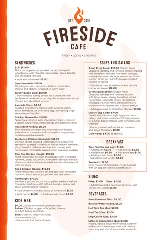 menu fireside restaurant: A Deep Dive into Chicago's Comfort Food Classics