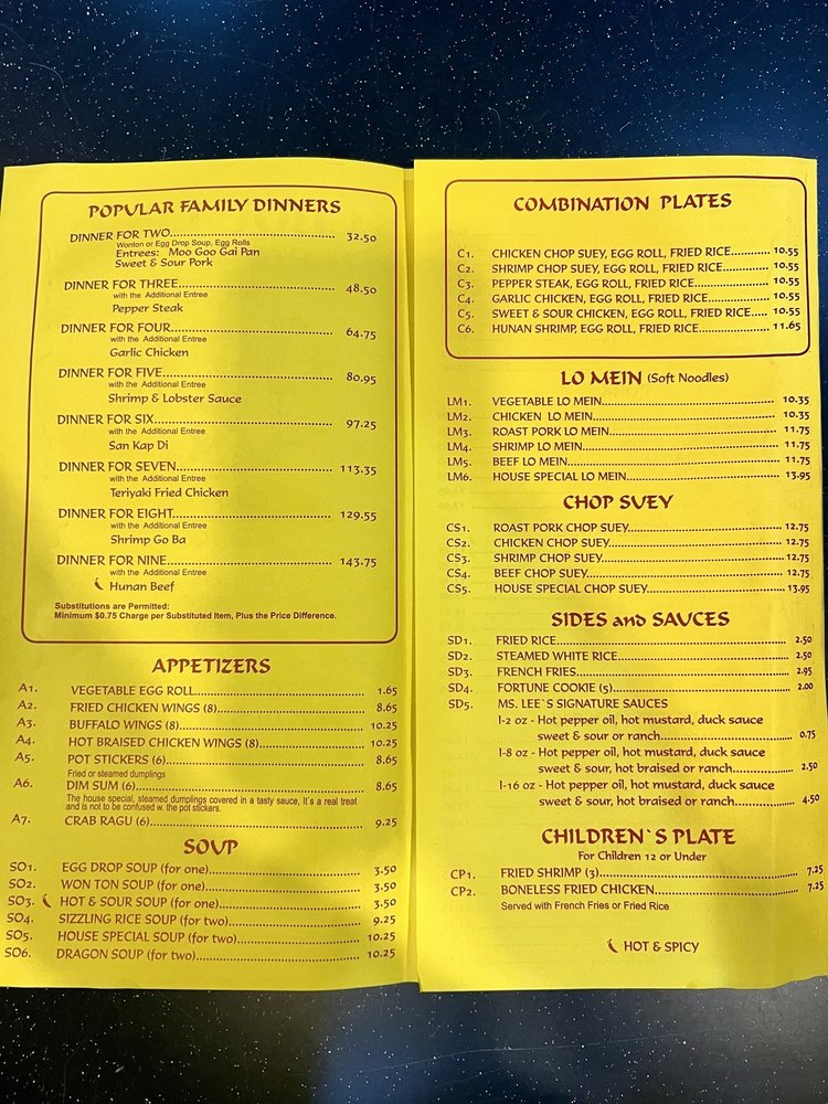 chou lee's restaurant menu: A Definitive Guide to Authentic Chinese Cuisine and Value