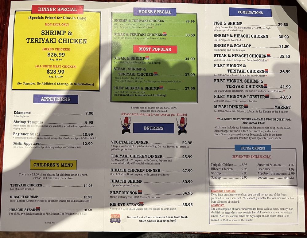 miyabi restaurant menu: A Comprehensive Guide to Gluten-Free Dining and Hibachi Selections