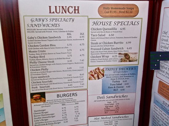 Gaby's Restaurant Menu: An In-Depth Culinary Analysis of Bolivian and Mexican-American Fusion