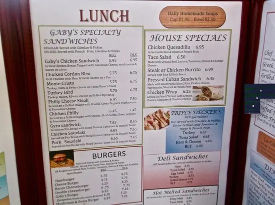 Gaby's Restaurant Menu: An In-Depth Culinary Analysis of Bolivian and Mexican-American Fusion Gaby's Restaurant Menu: An In-Depth Culinary Analysis of Bolivian and Mexican-American Fusion