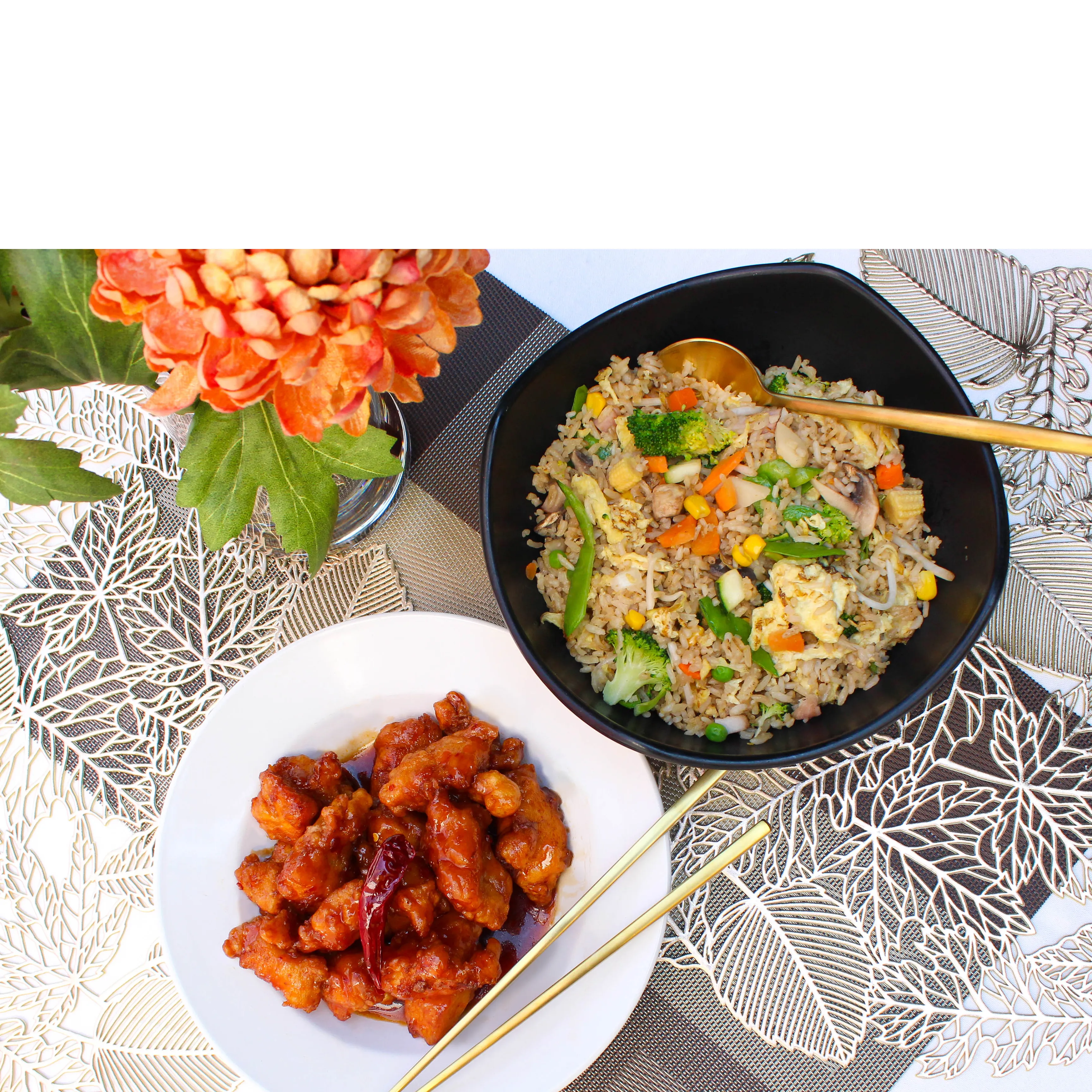 A dish served as an individual plate option on the Joy Luck restaurant menu
