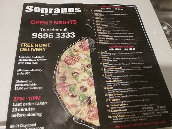 sopranos restaurant menu: An In-Depth Analysis of Sopranos Pizzeria & Catering's Lockport Offerings