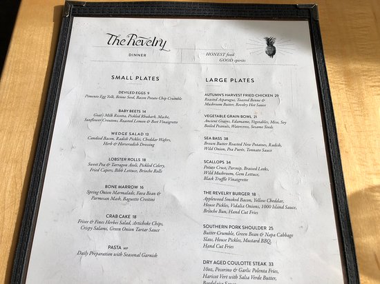 revelry restaurant menu: An In-Depth Culinary Analysis of Revelry Yards' Offerings